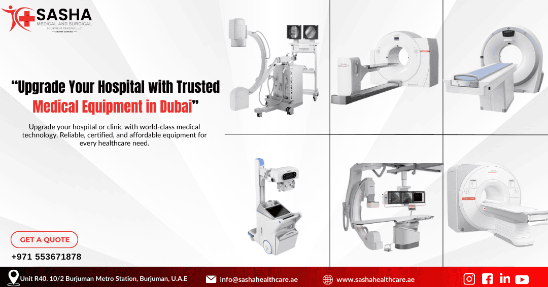 Modern medical equipment companies in Dubai
